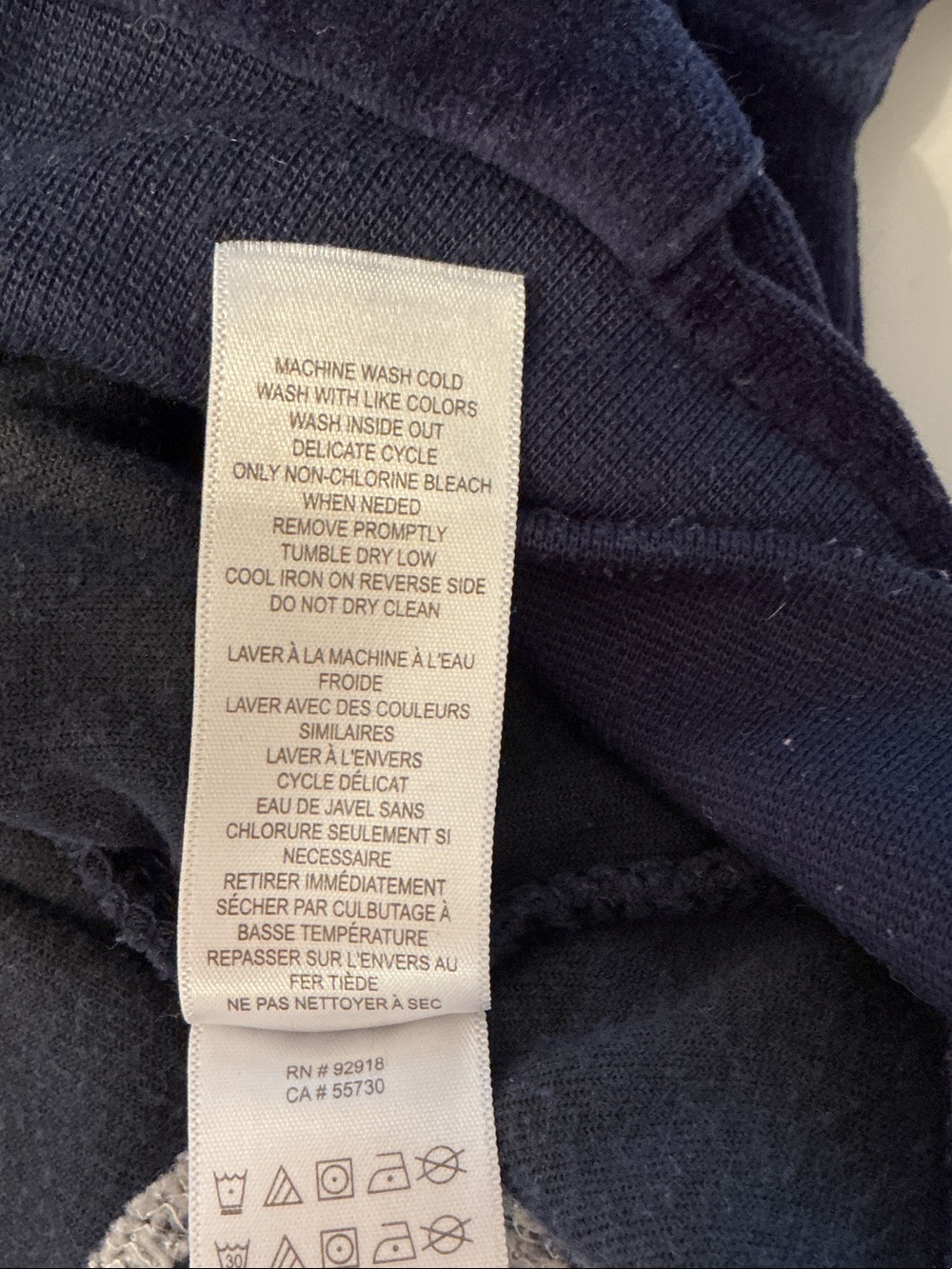 Vintage Y2K Juicy Couture Navy Velour Zip Hoodie Joggers Tracksuit Sz L fits S - Picture 12 of 14